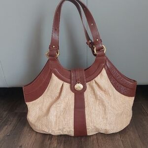 Brahmin Brown and Tan Shoulder Bag